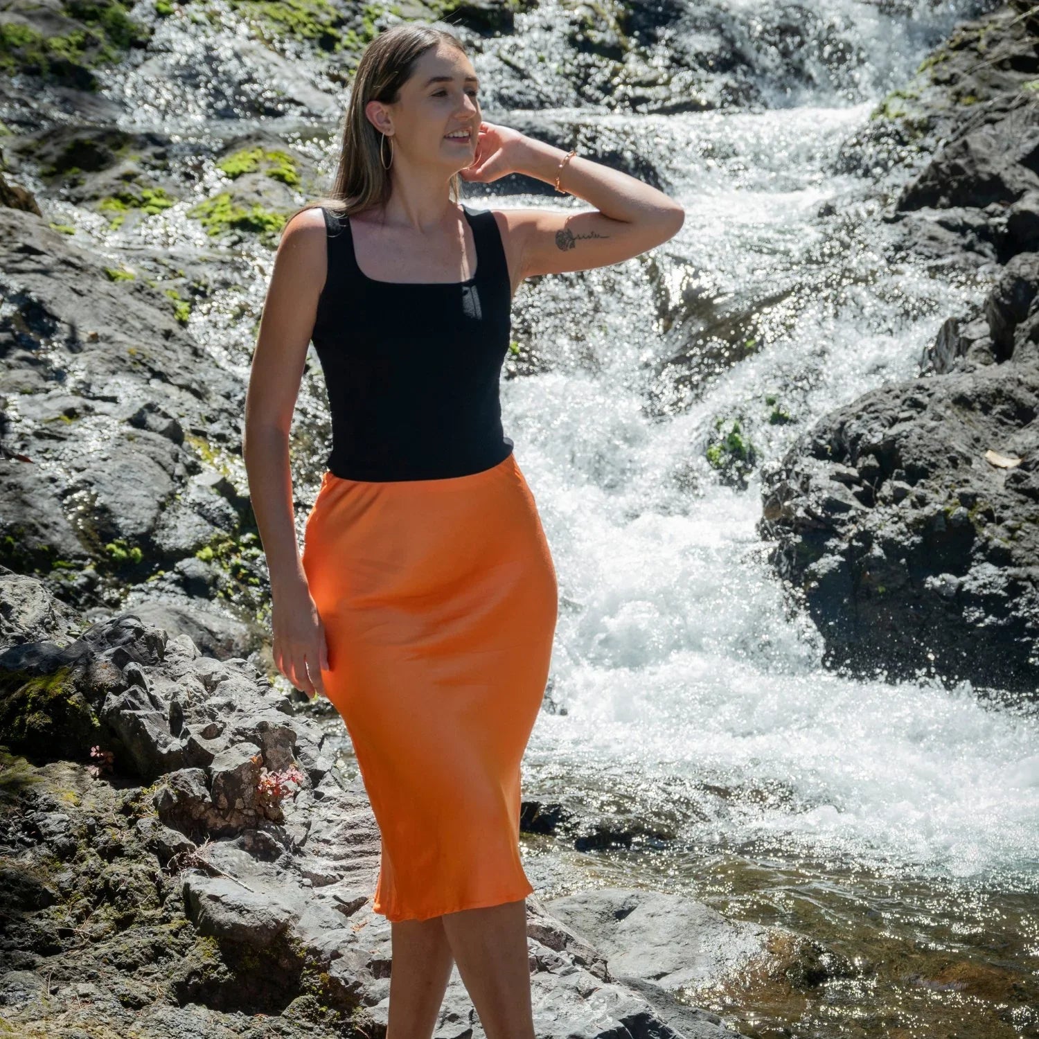 jupe longue femme mode boutique réunion
