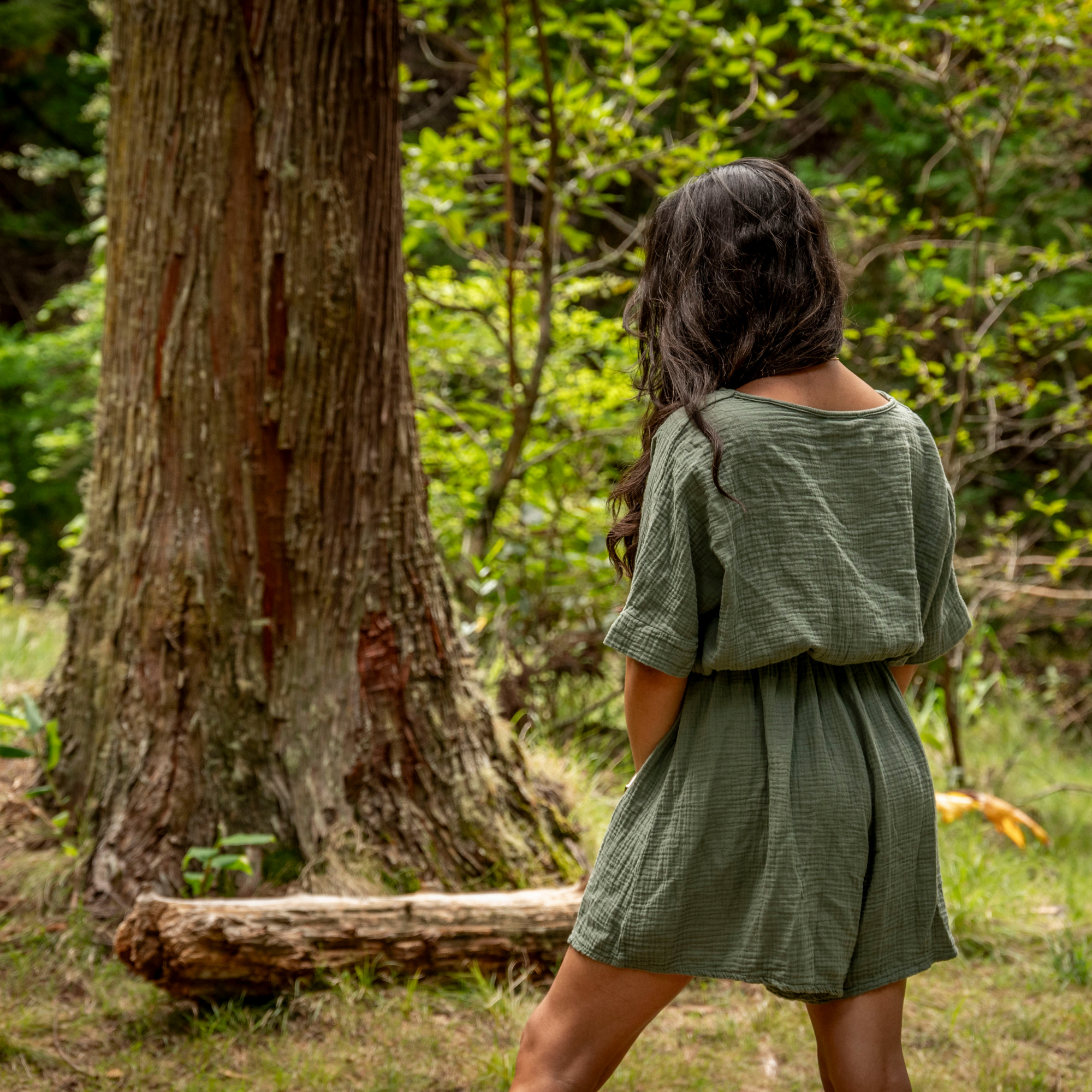 Combishort gaze de coton ALBA