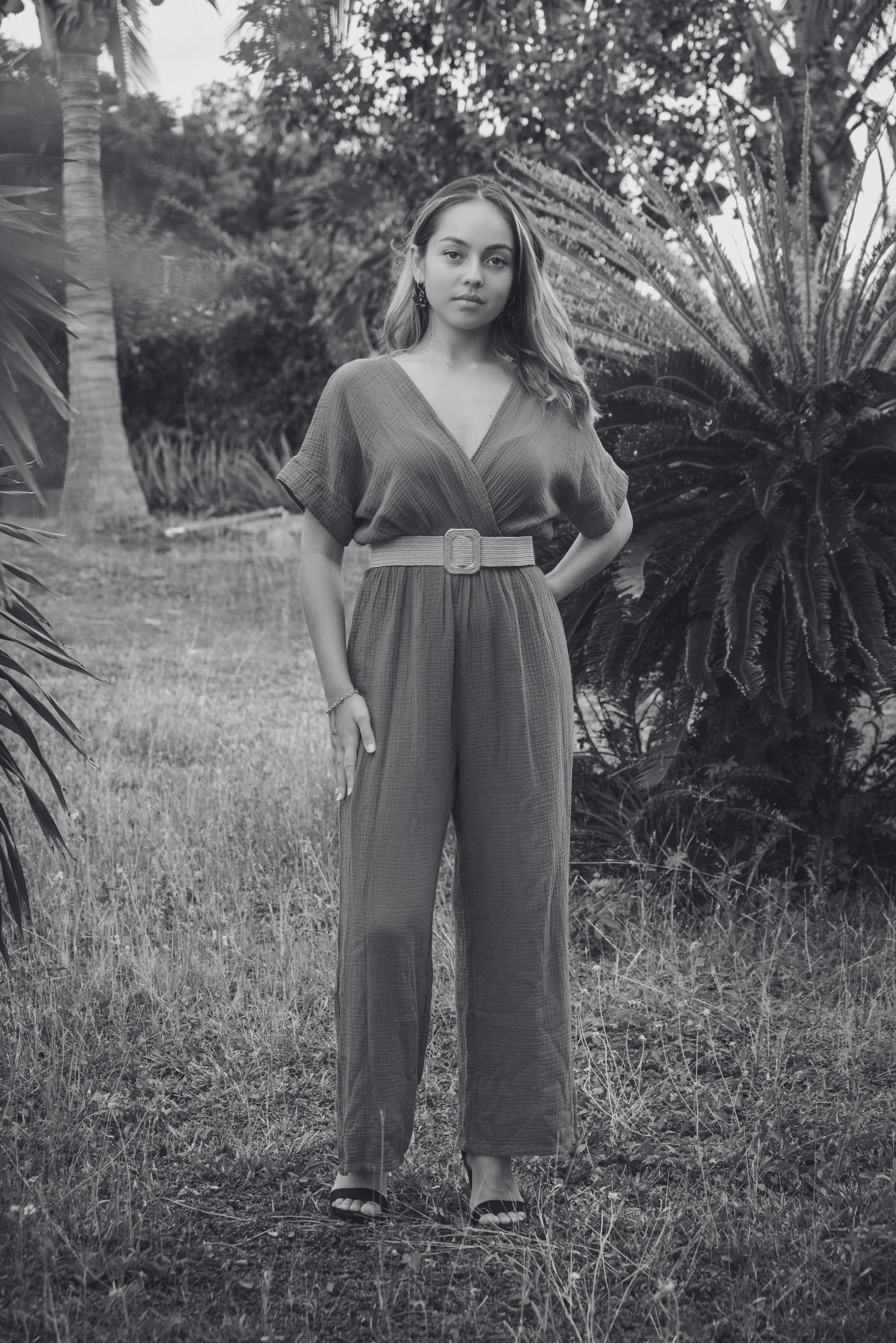 Combinaison pantalon gaze de coton GAÏA