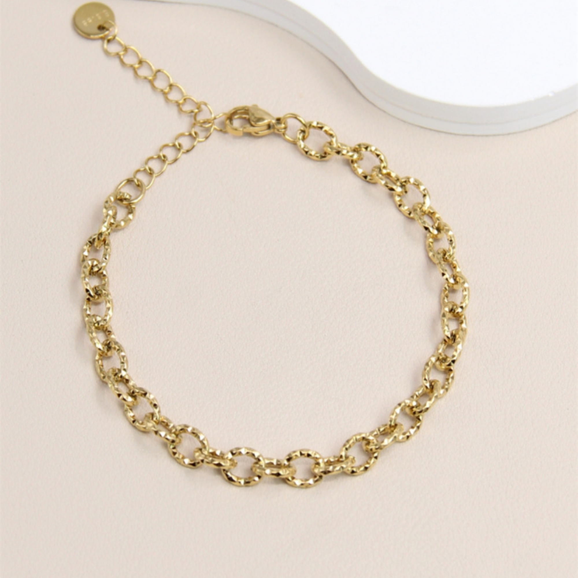 Bracelet charms femme en acier inoxydable