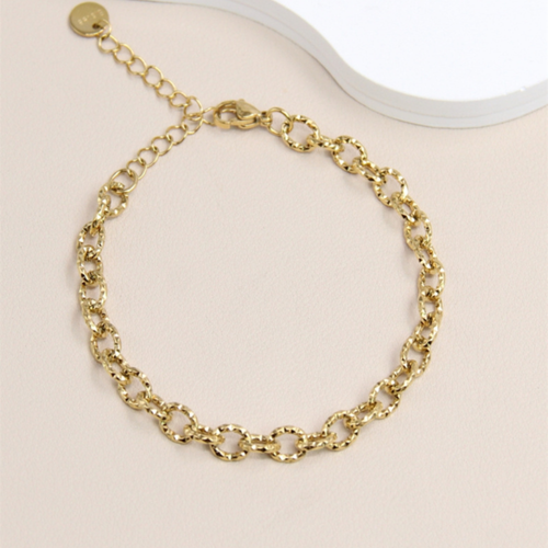 Bracelet charms femme en acier inoxydable