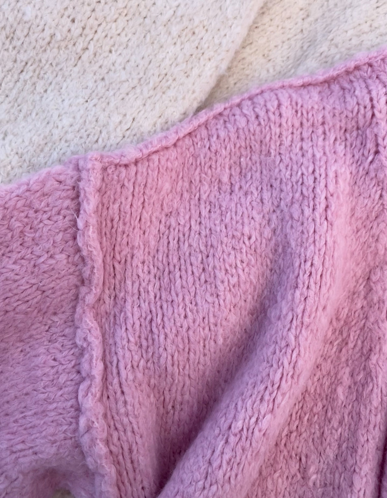 Gilet cardigan oversize avec laine et mohair OSLO