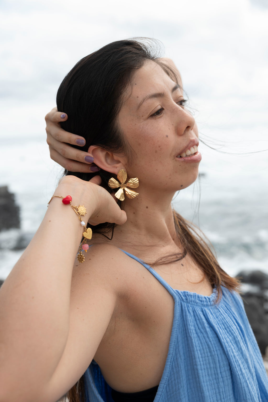 Bracelet breloque acier inoxydable SUMMER