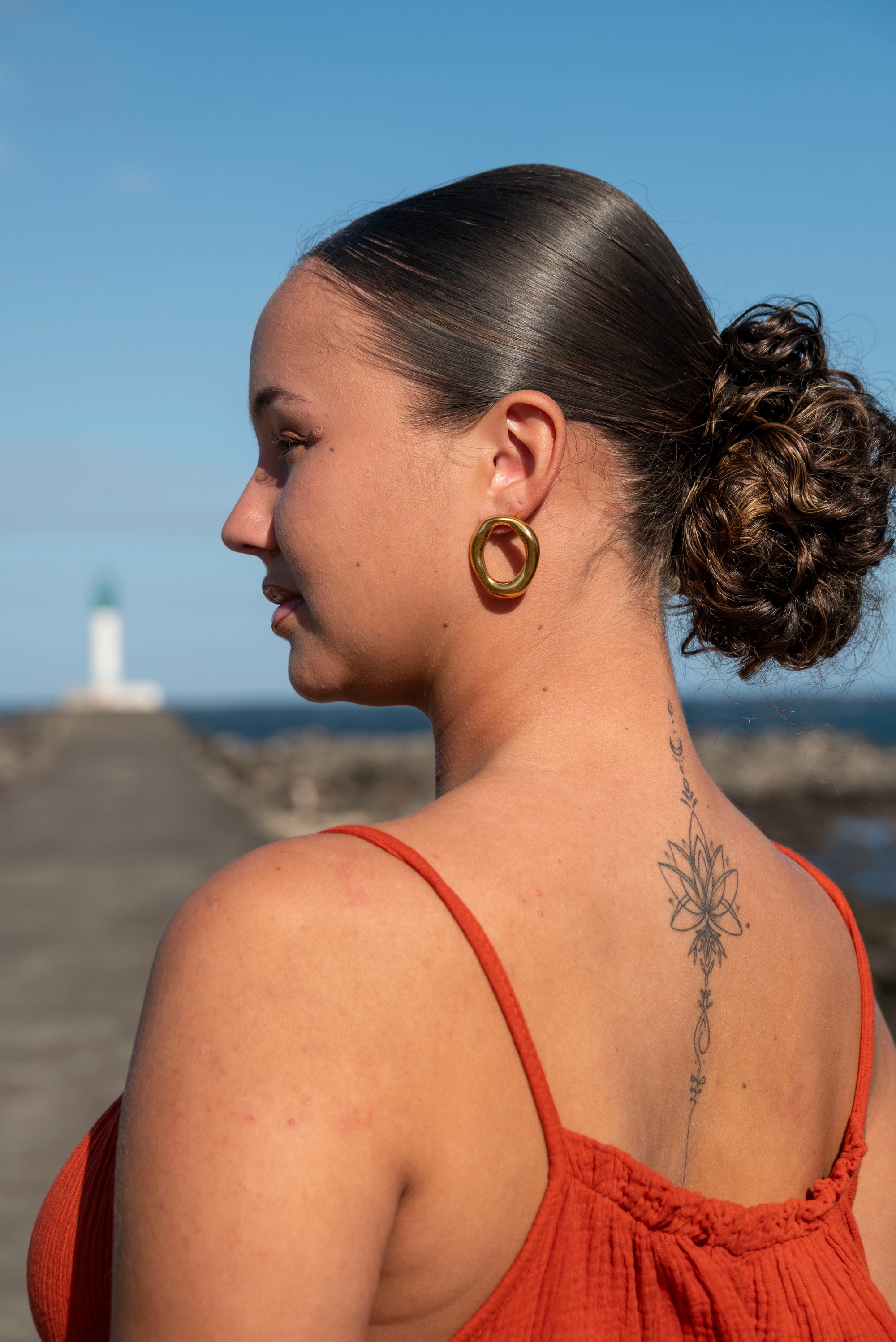 Boucles d'oreille acier inoxydable BILBAO