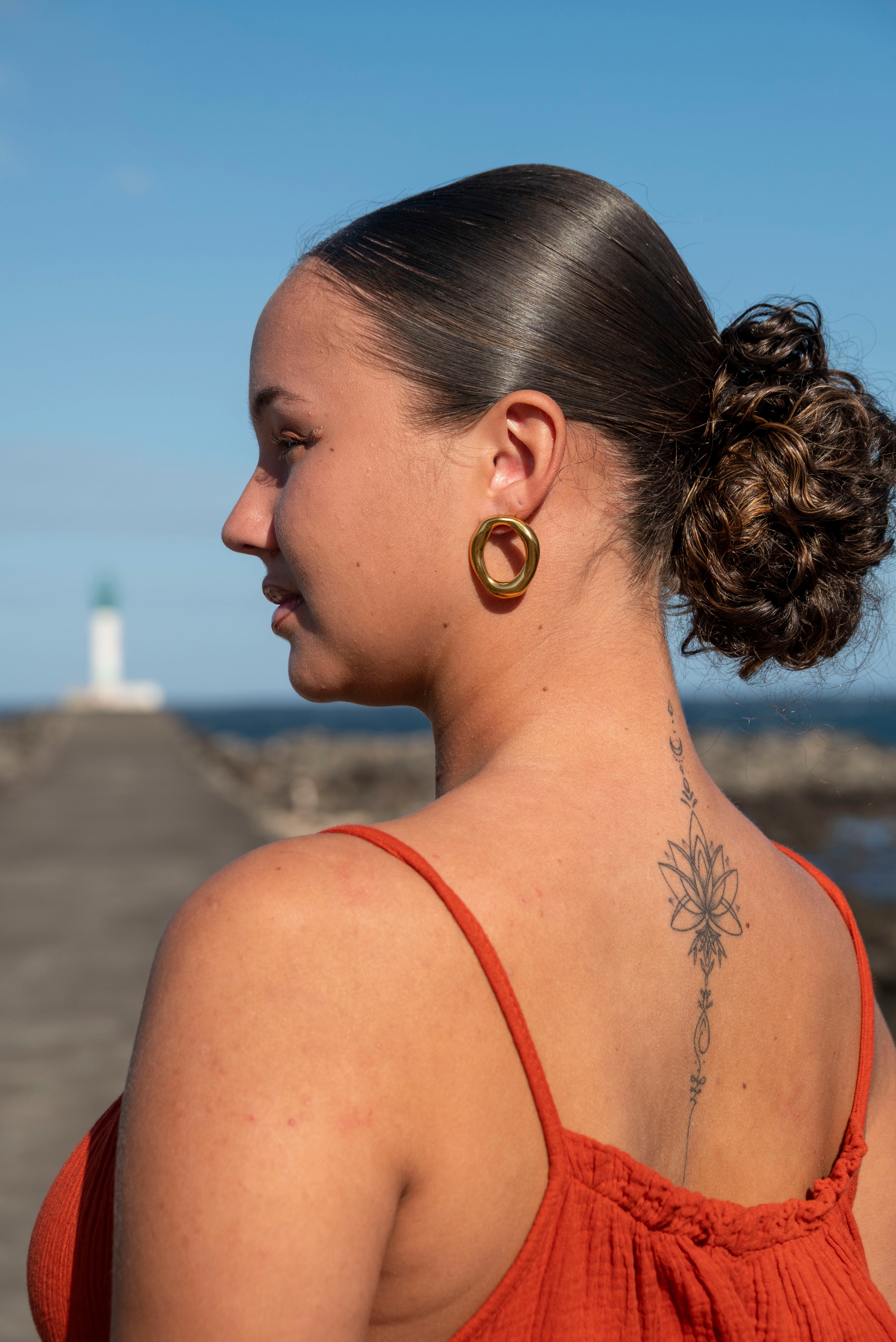 Boucles d'oreille acier inoxydable BILBAO