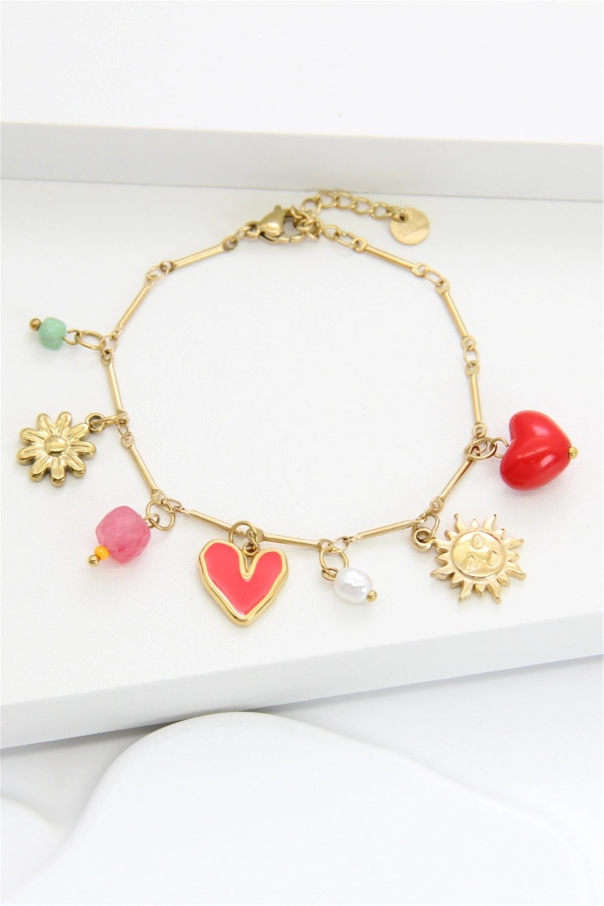 Bracelet breloque acier inoxydable SUMMER