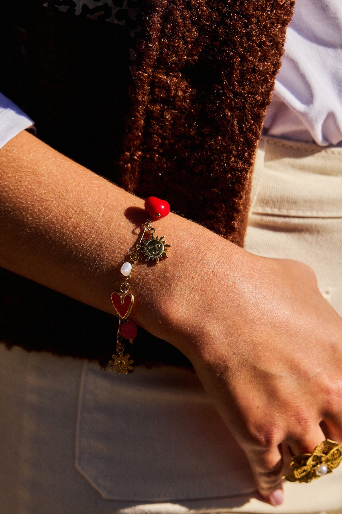 Bracelet breloque acier inoxydable SUMMER