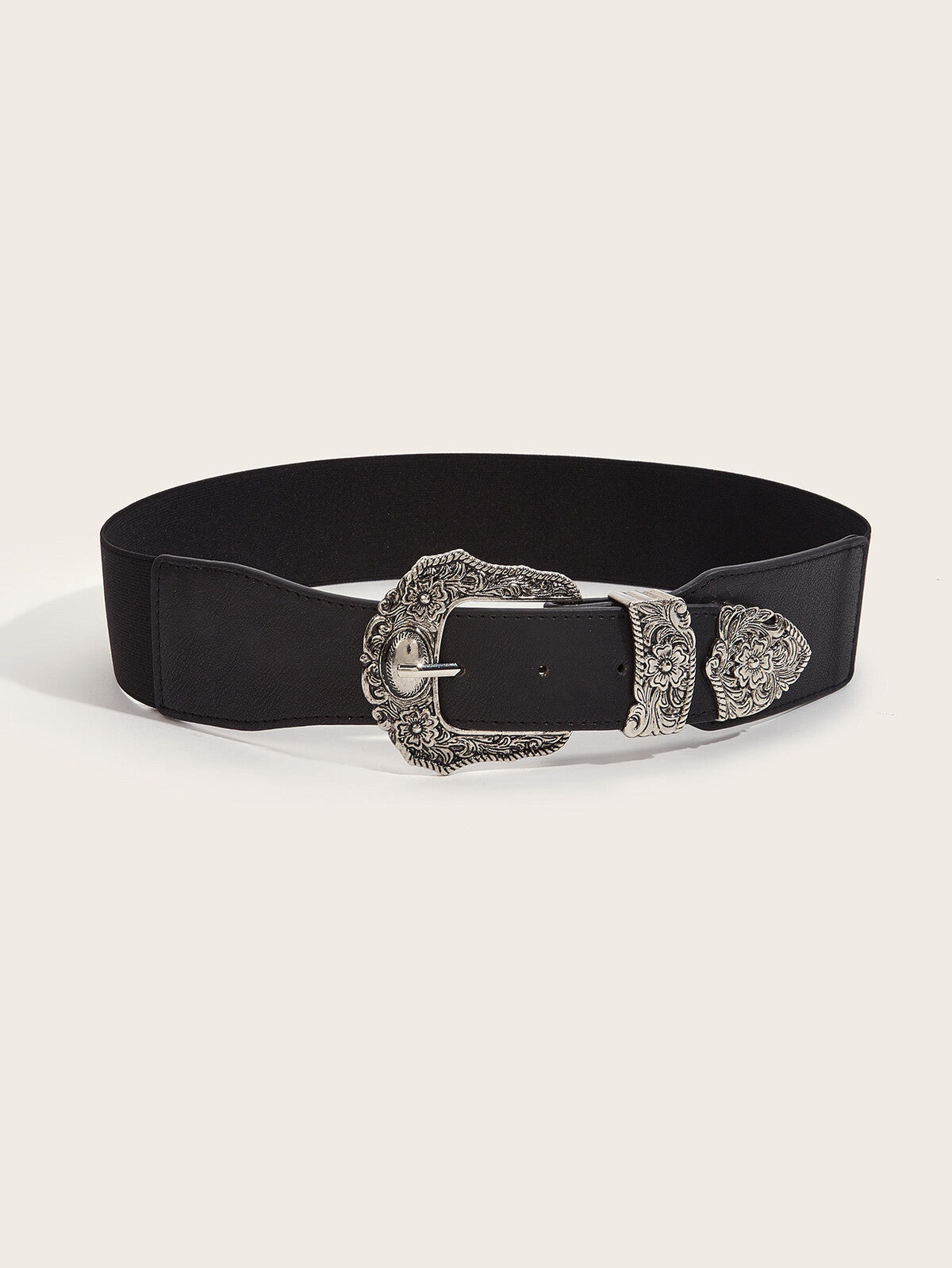 Ceinture élastique avec boucle fleurie BILLIE