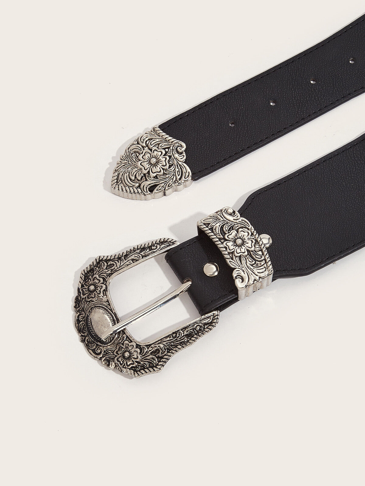 Ceinture élastique avec boucle fleurie BILLIE