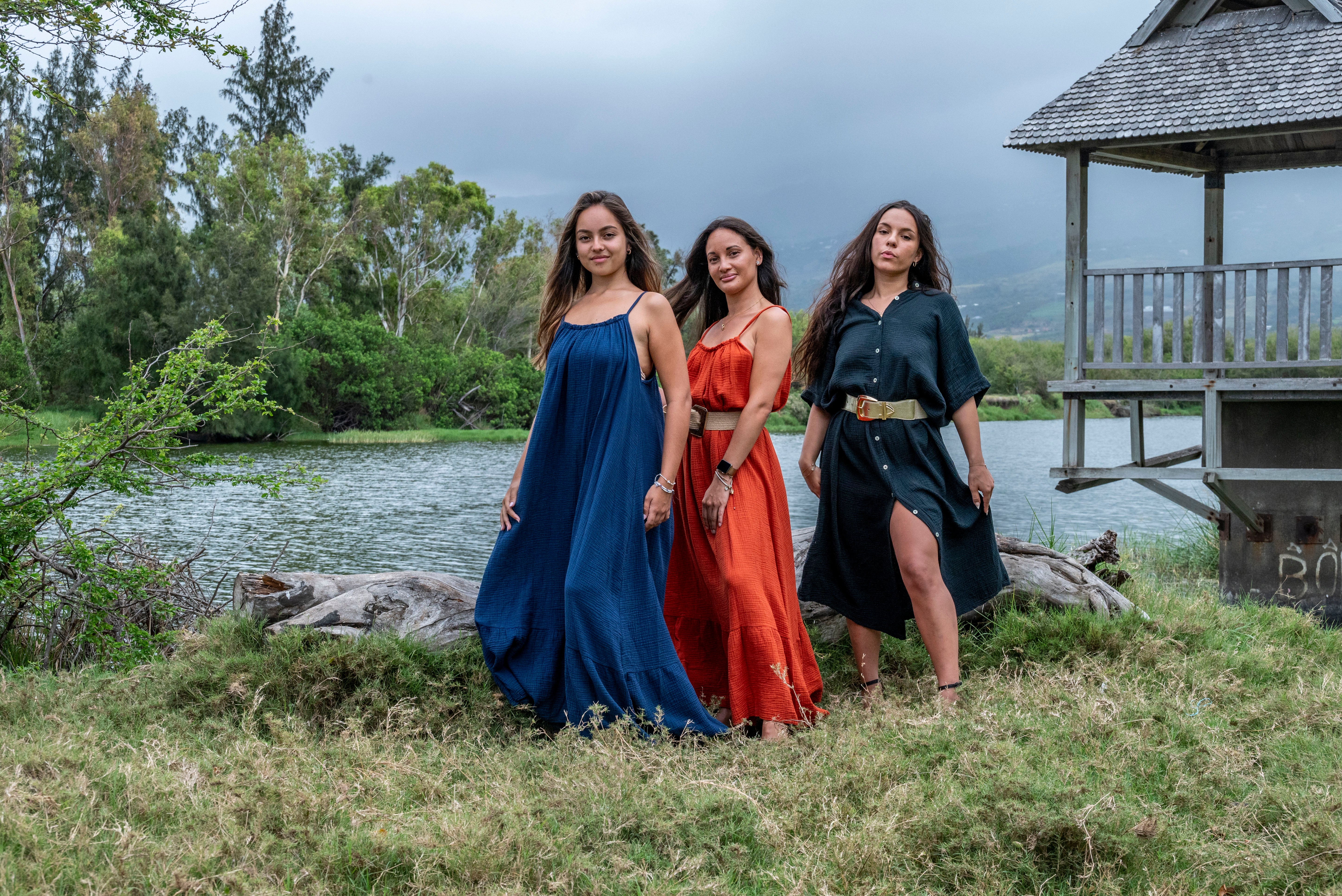 robe femme gaze de coton la réunion