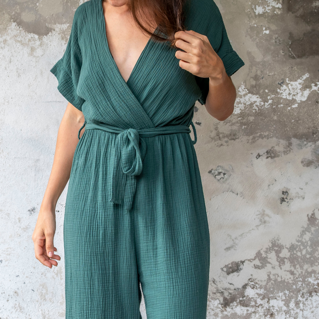 Combinaison pantalon gaze de coton GAÏA