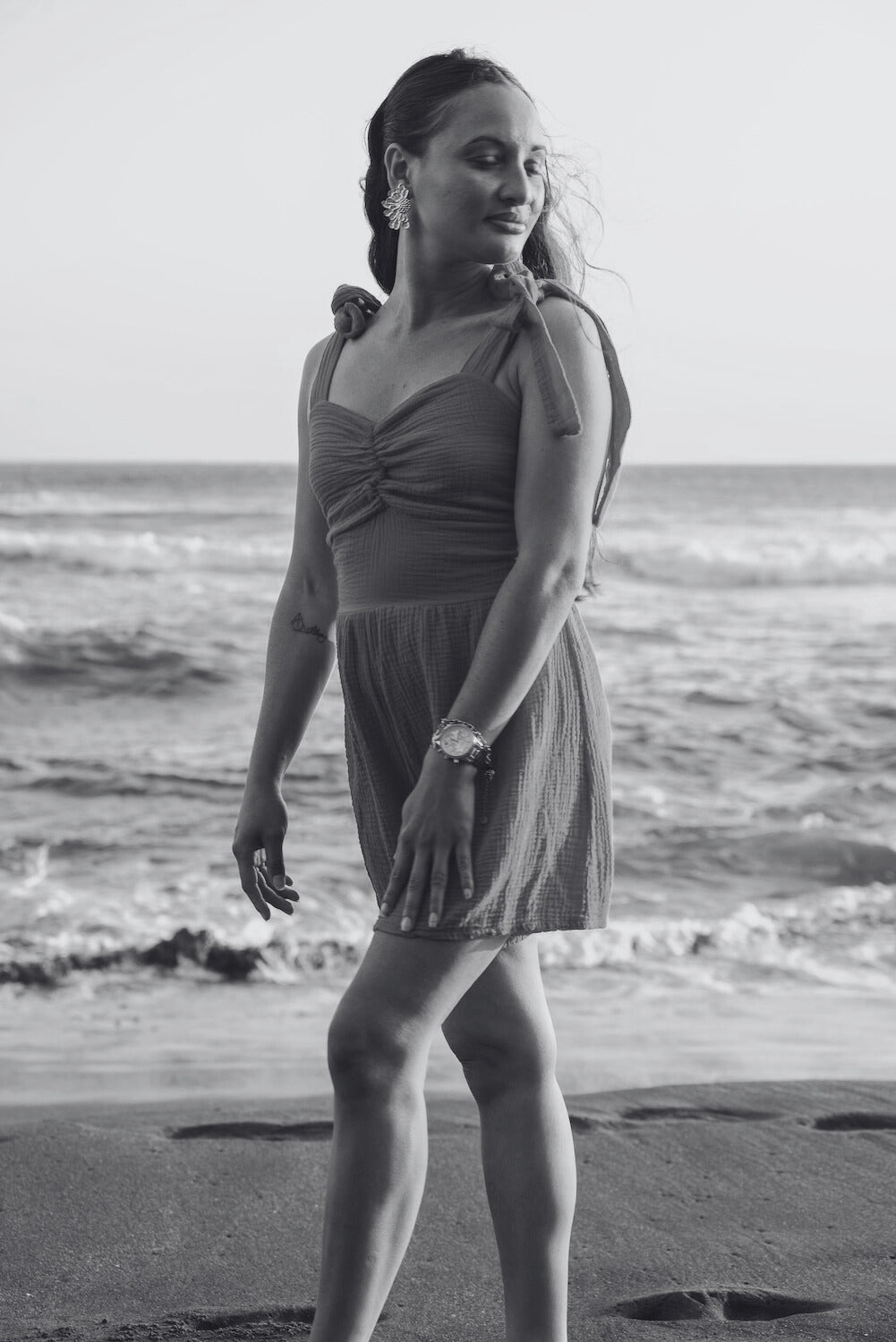 Combinaison short gaze de coton MIAMI