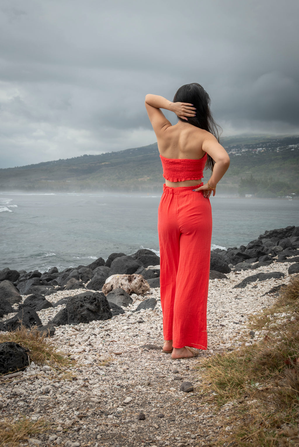 Pantalon gaze de coton BONIFACIO