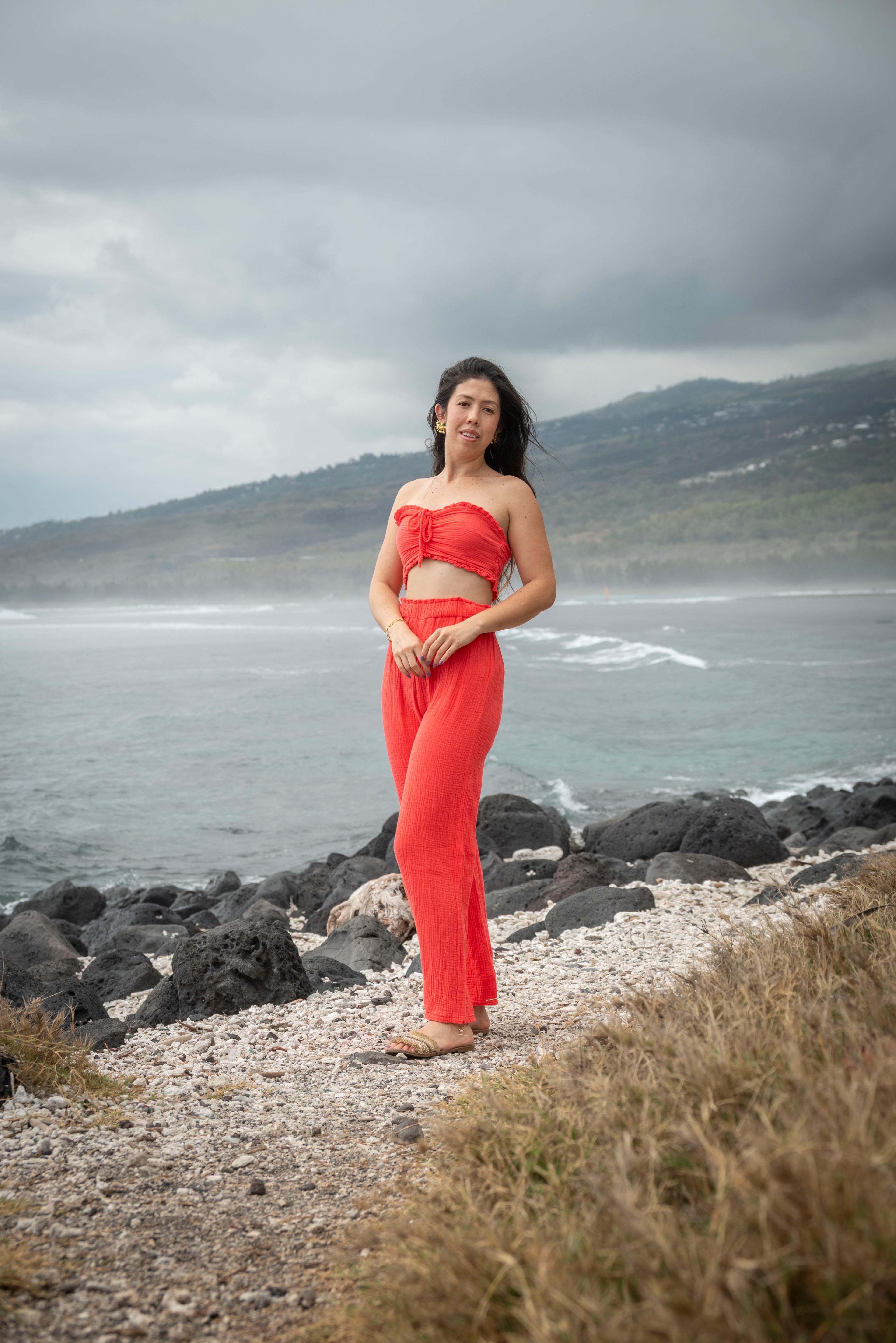 Pantalon gaze de coton BONIFACIO