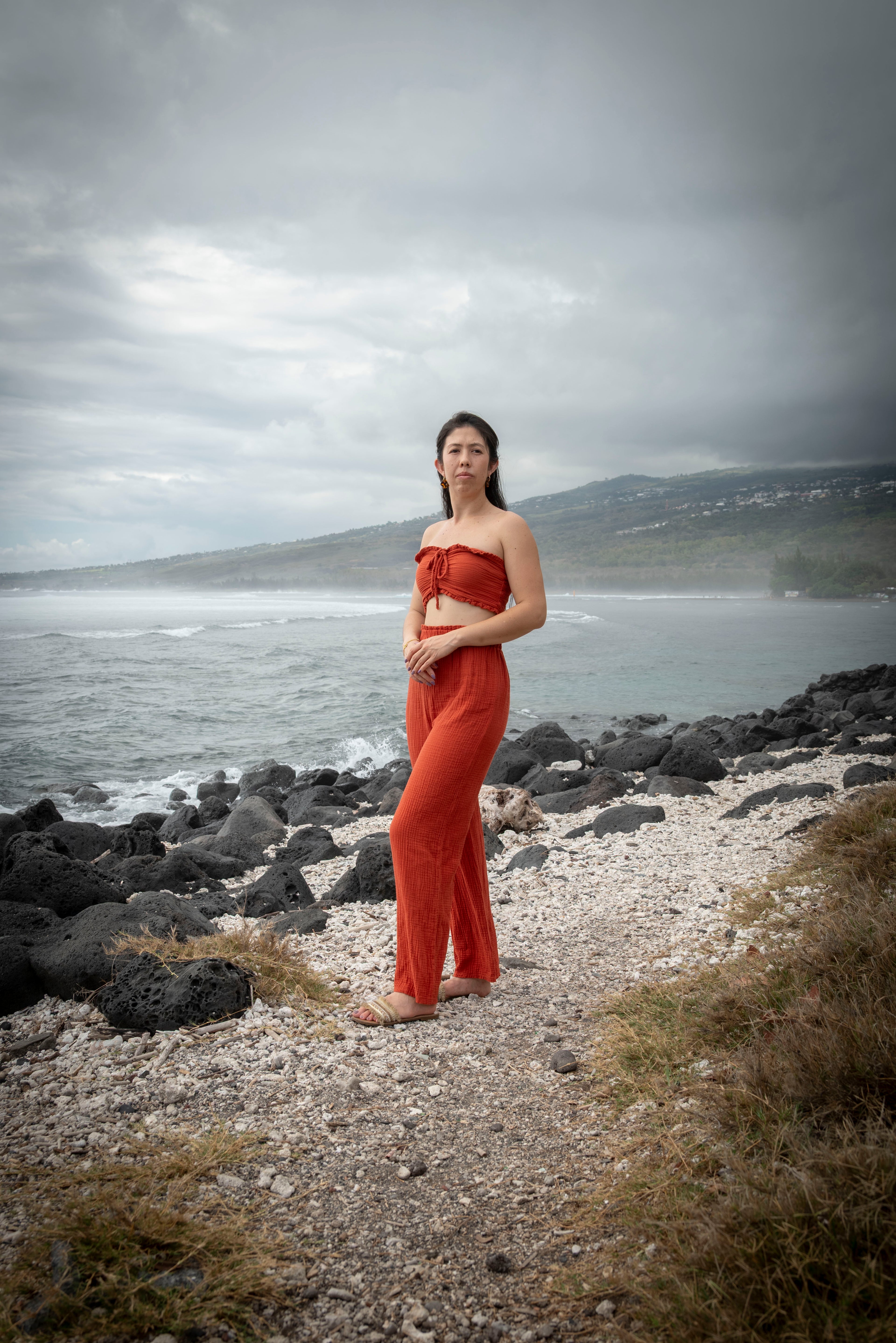 Pantalon gaze de coton BONIFACIO