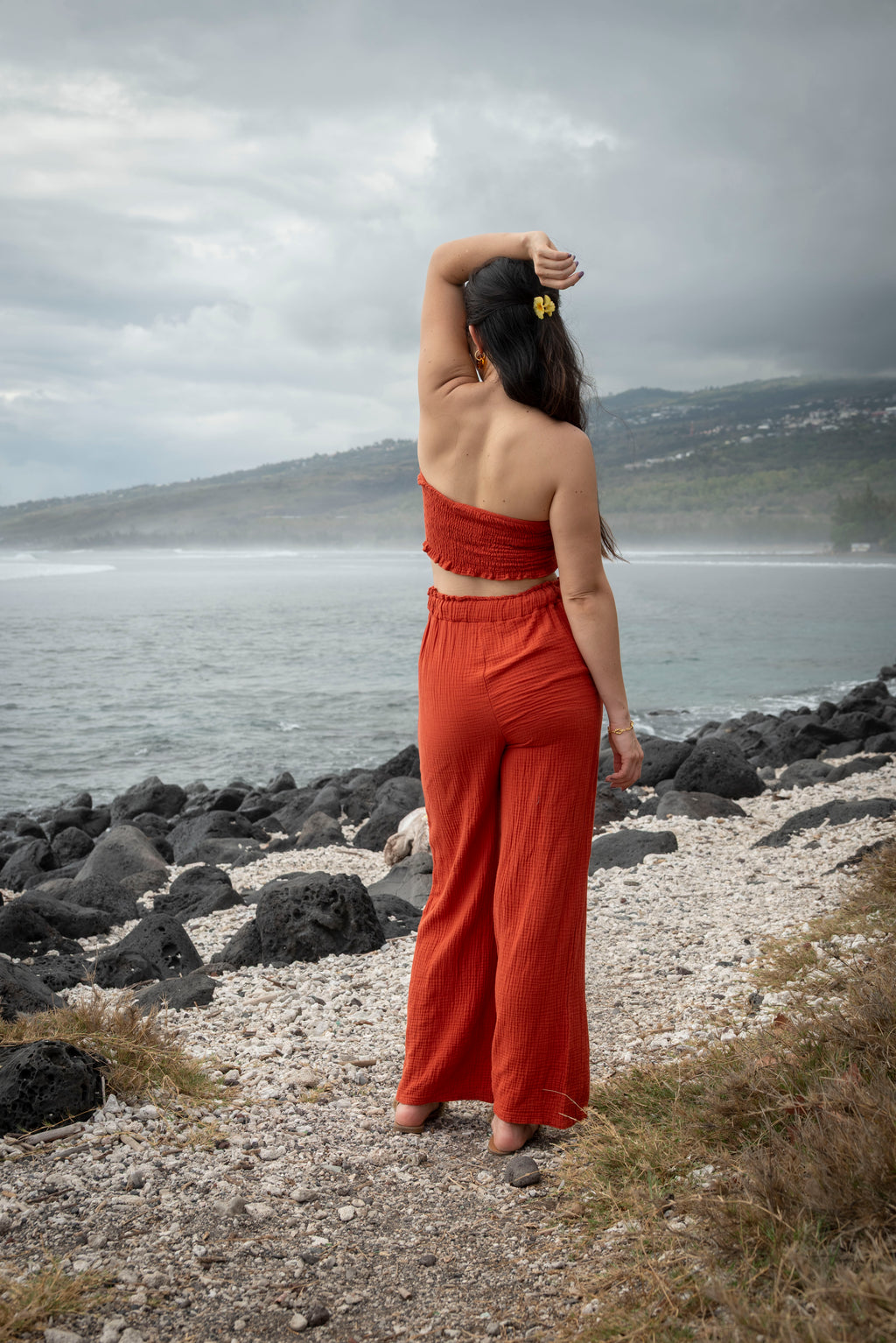 Pantalon gaze de coton BONIFACIO