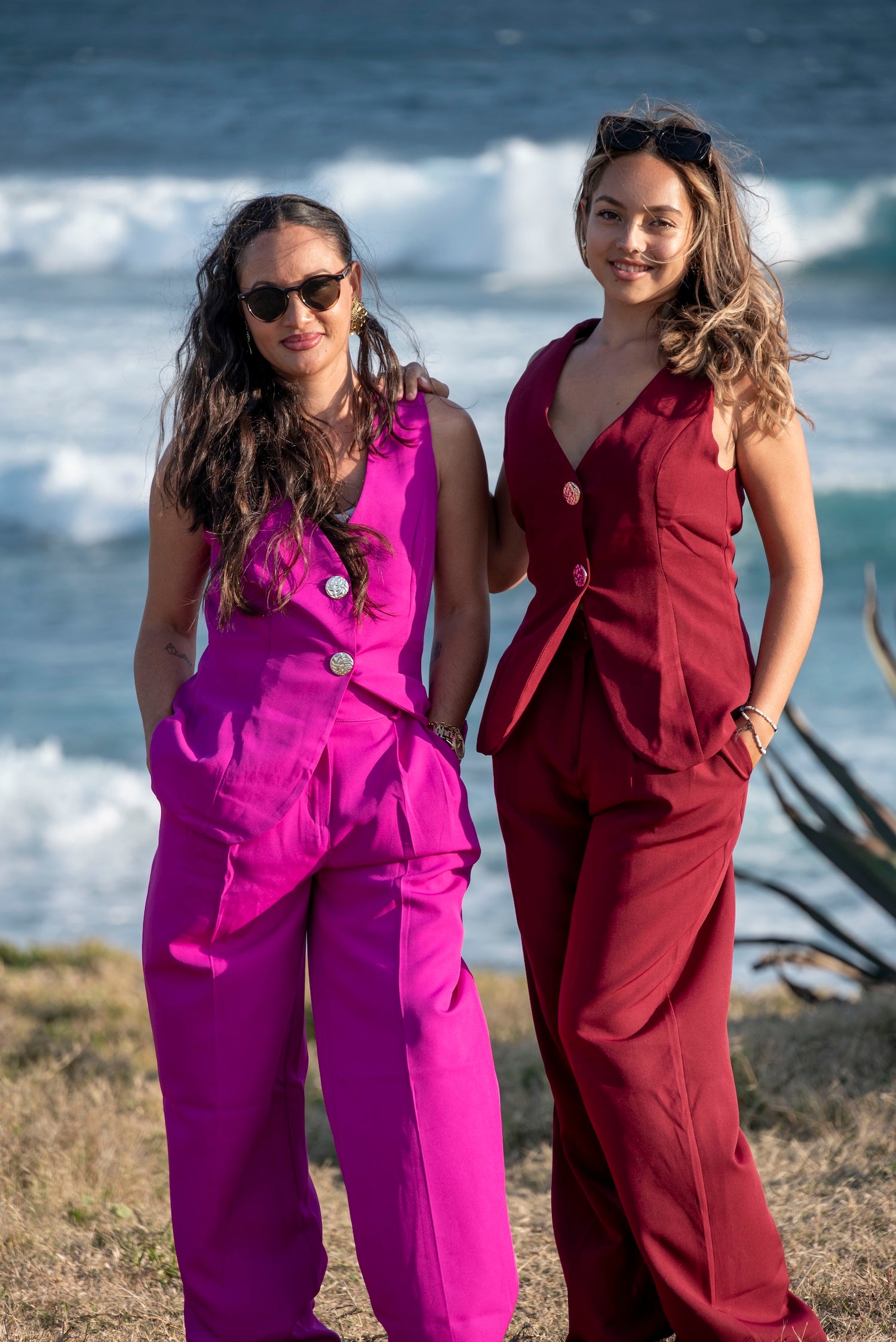 Ensemble tailleur gilet pantalon MILAN