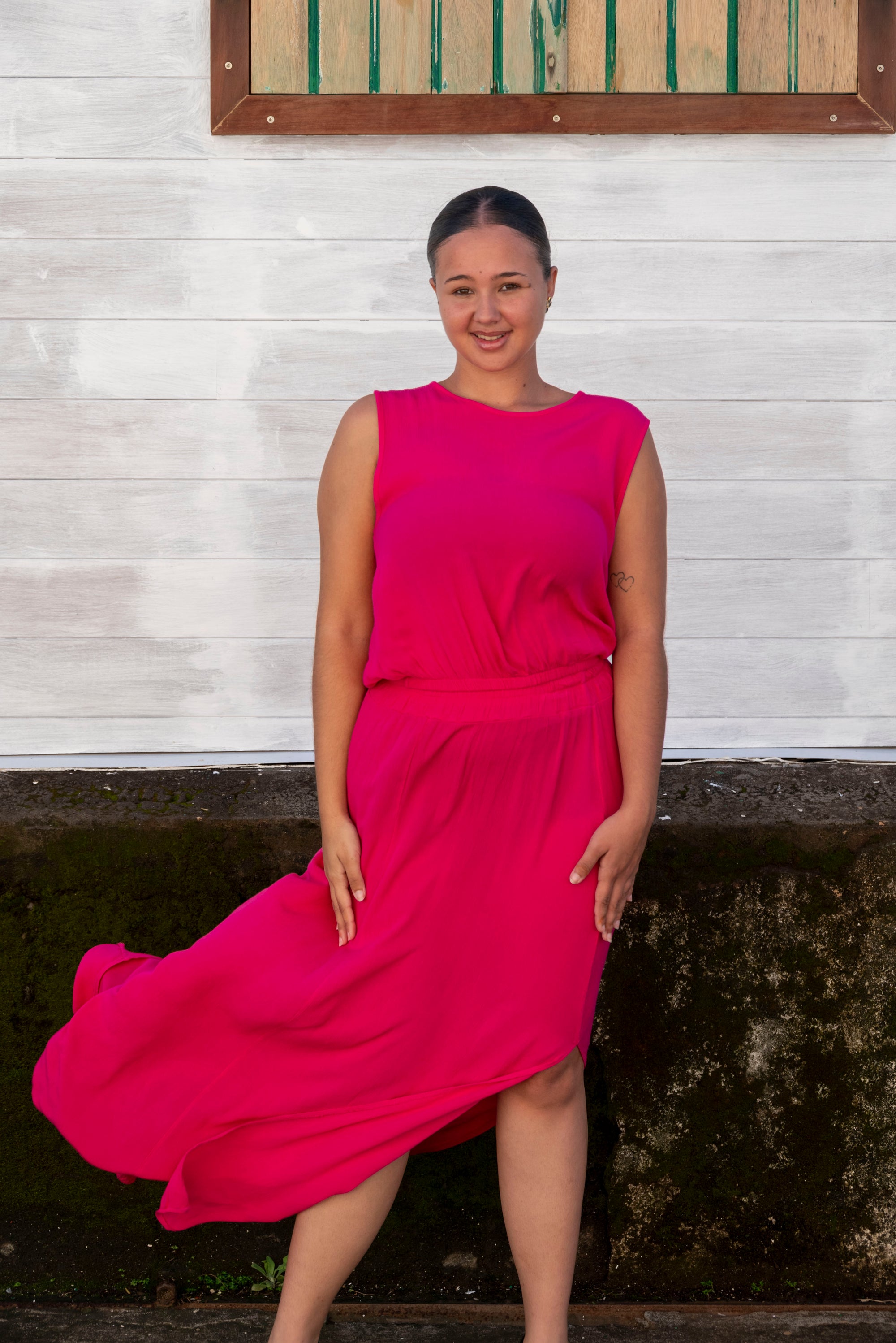 Ensemble top et jupe fluide HAVANA