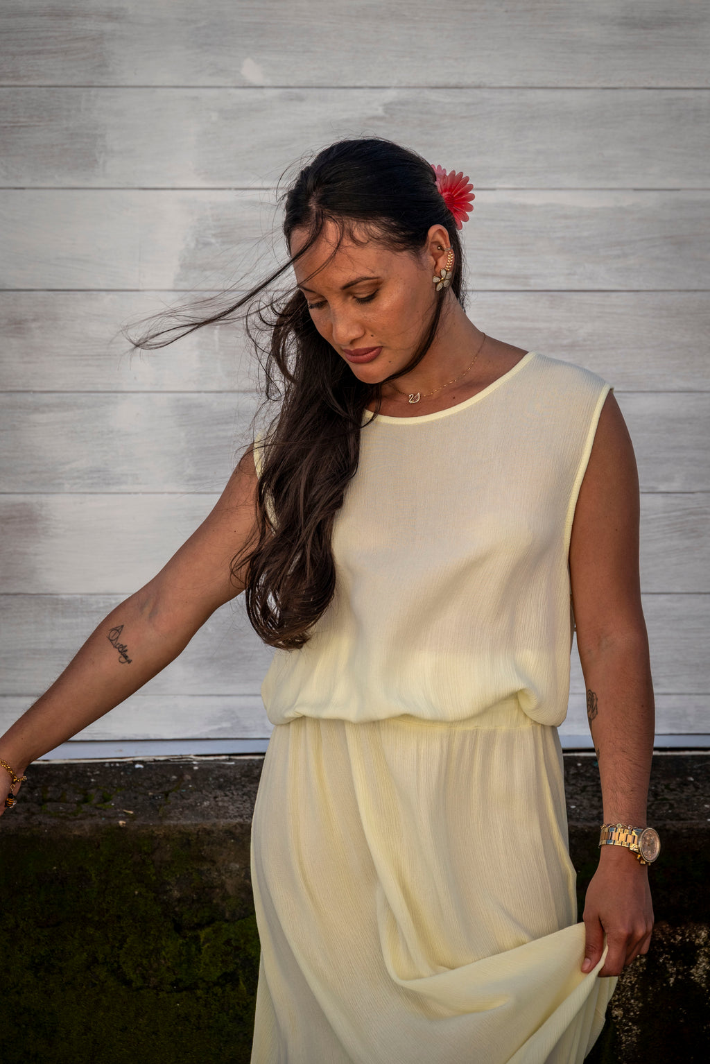 Ensemble top et jupe fluide HAVANA