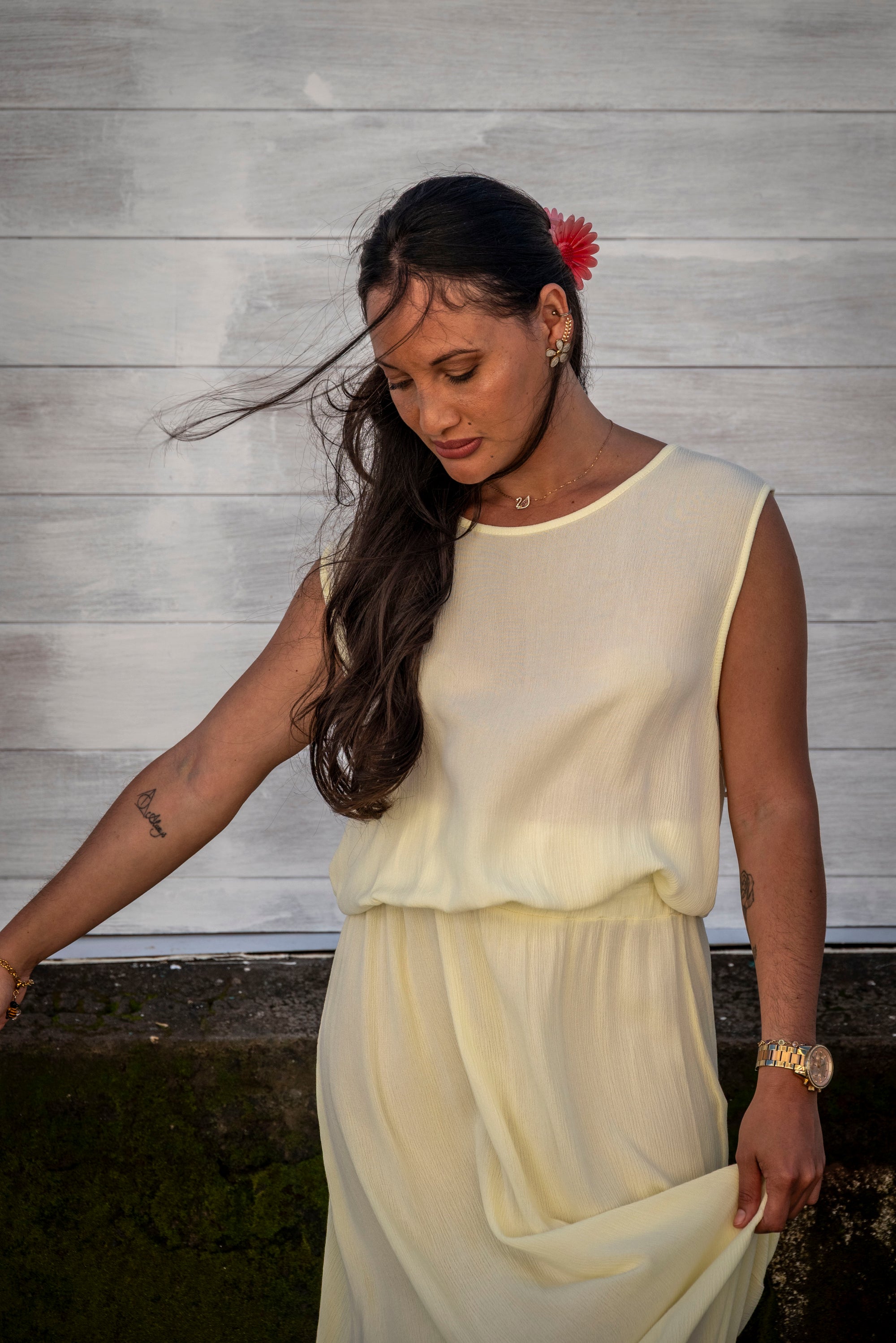Ensemble top et jupe fluide HAVANA